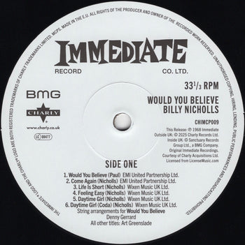 Would You Believe - Nicholls, Billy
