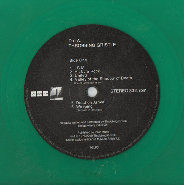 D.O.A.: The Third And Final Report Of Throbbing Gr - Throbbing Gristle