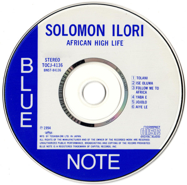African High Life - Ilori, Solomon & His Afro-Drum Ensemble
