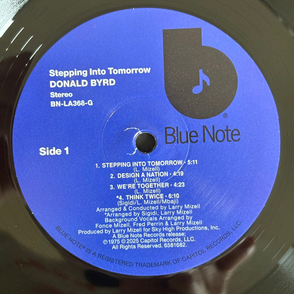 Stepping Into Tomorrow - Byrd, Donald