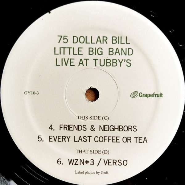 Live At Tubby's - 75 Dollar Bill