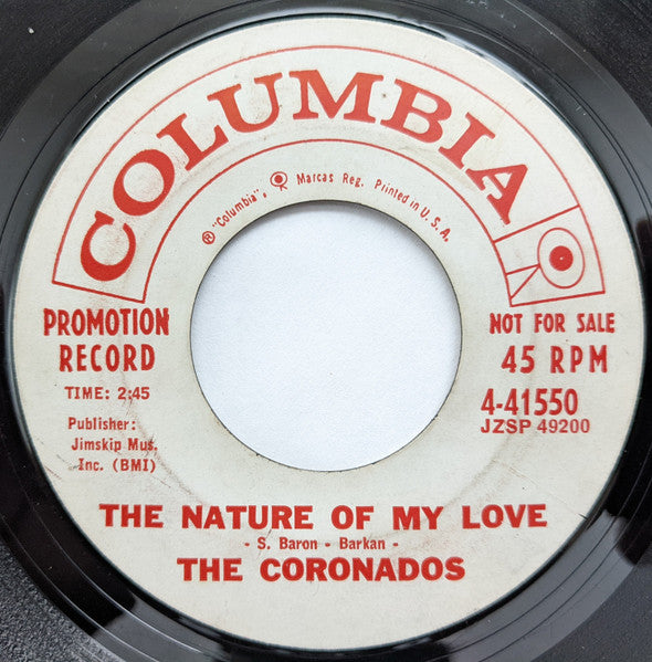The Nature Of My Love / I Believe - Coronados, The
