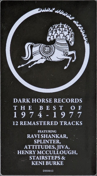 The Best Of Dark Horse Records:  1974-1977 - Various Artists