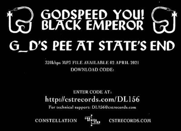 G_D's Pee At States End! - Godspeed You! Black Emperor