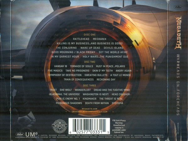Warheads On Foreheads - Megadeth