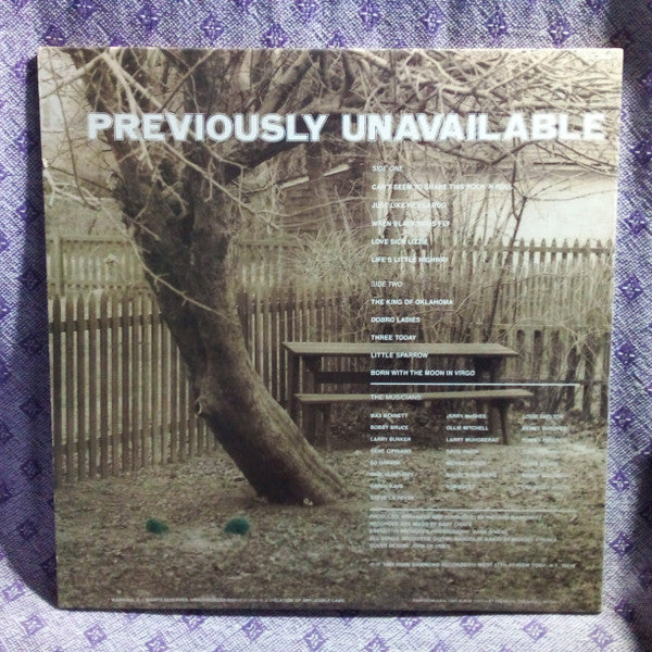 Previously Unavailable - Franks, Michael