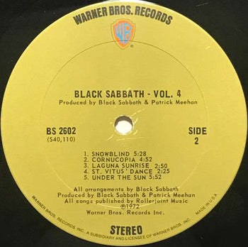 Black Sabbath Vol 4 - Black Sabbath