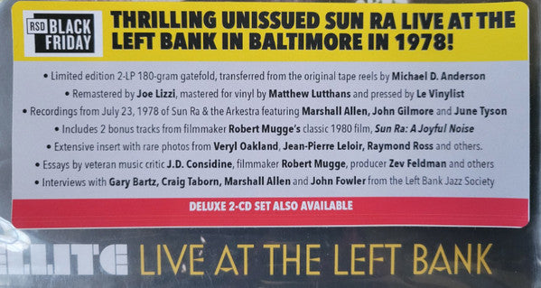 Lights on a Satellite: Live at the Left Bank 1978 - Sun Ra