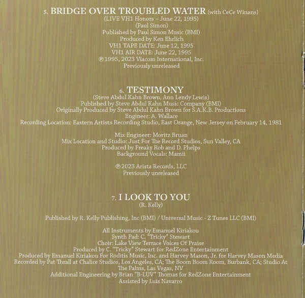 I Go To The Rock - Houston, Whitney