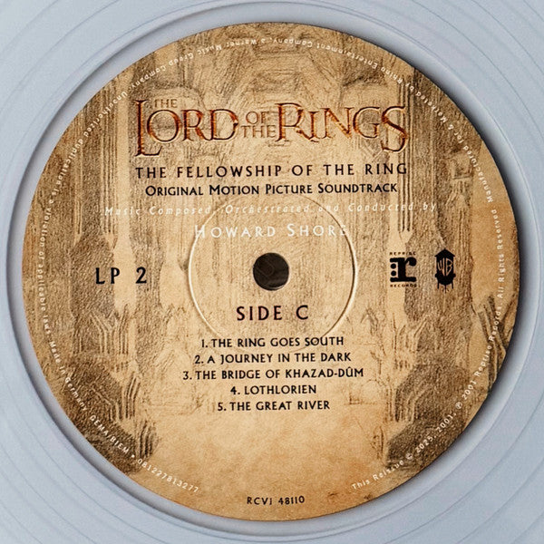 Lord Of The Rings: Fellowship Of The Ring [Indie Exclusive Palantir Clear LP] - Howard Shore
