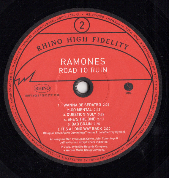 Road To Ruin Hifi - Ramones