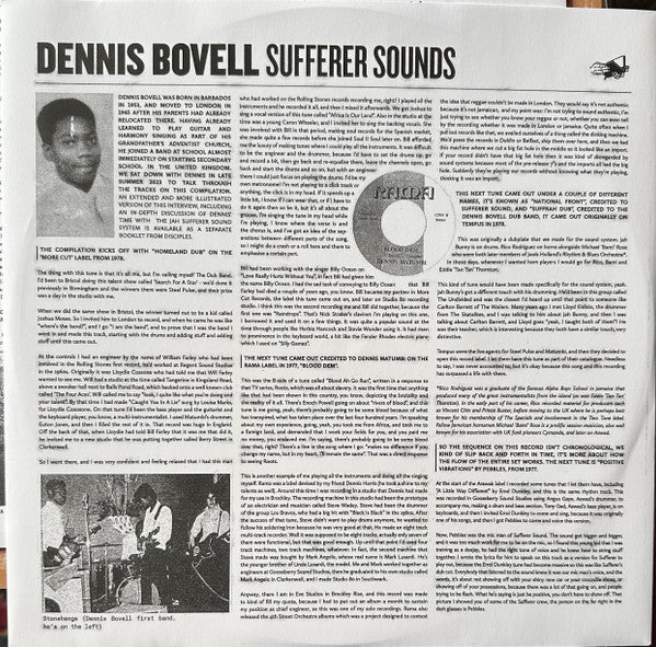 Sufferer Sounds - Bovell, Dennis