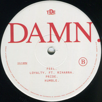 Damn. - Lamar, Kendrick