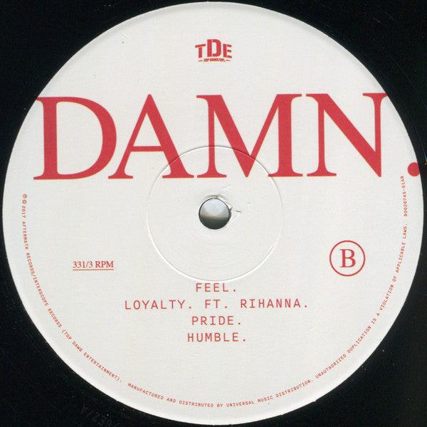 Damn - Lamar, Kendrick