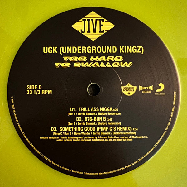 Too Hard To Swallow - UGK