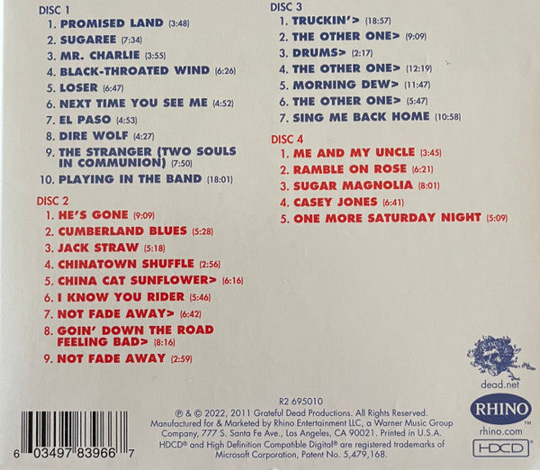 Lyceum Theatre, London, England 5/26/72 (Live) - Grateful Dead