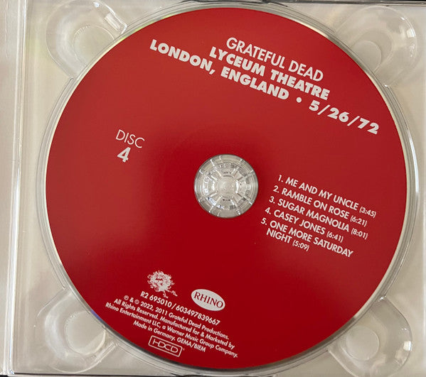 Lyceum Theatre, London, England 5/26/72 (Live) - Grateful Dead