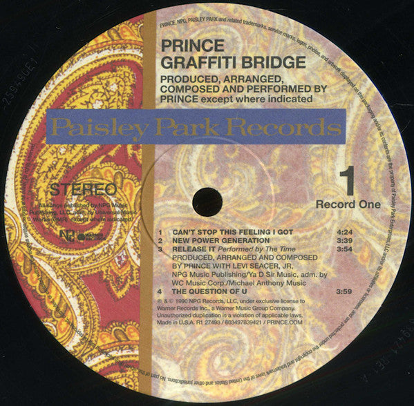 Music From Graffiti Bridge - Prince