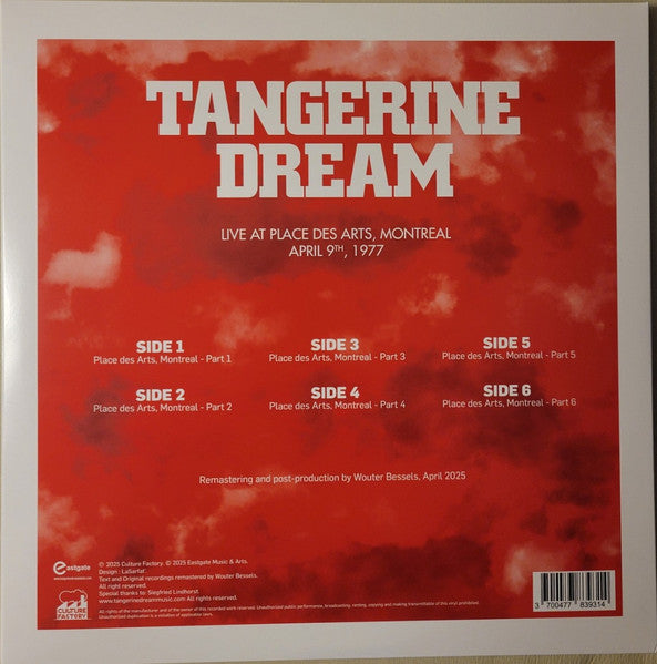Live at Place des Arts, Montreal - April 10, 1977 - Tangerine Dream