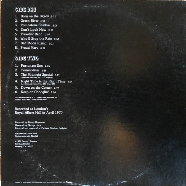 The Royal Albert Hall Concert - Creedence Clearwater Revival