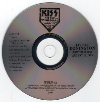 Kiss Off The Soundboard: Donington 1996 (Live) - Kiss