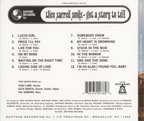 Got A Story To Tell - Thee Sacred Souls [CD]
