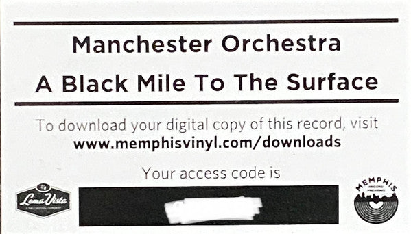 Black Mile To The Surface - Manchester Orchestra