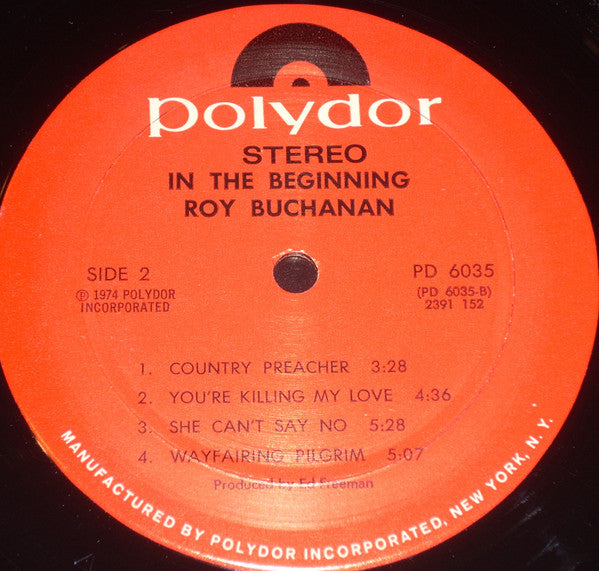 In The Beginning - Buchanan, Roy