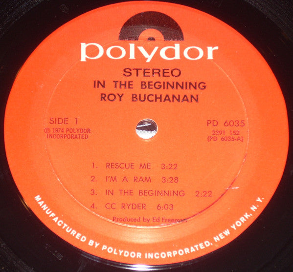 In The Beginning - Buchanan, Roy