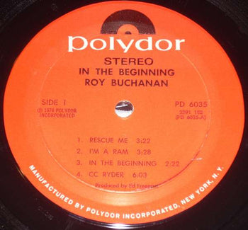 In The Beginning - Buchanan, Roy