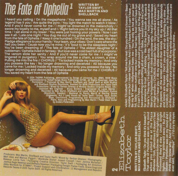 The Life Of A Showgirl - Swift, Taylor