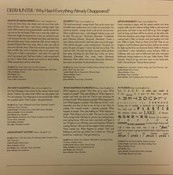 Why Hasn'T Everything Already Disappeared? - Deerhunter
