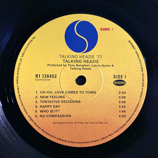 Talking Heads: 77 - Talking Heads
