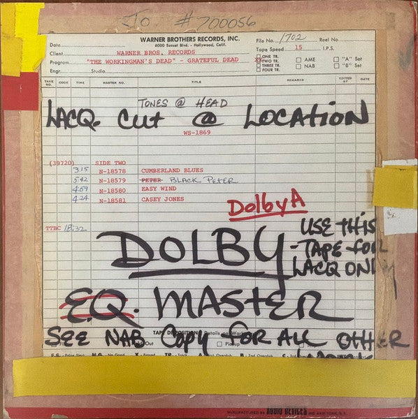 Workingman's Dead [Brick & Mortar Exclusive] (Hifi) - Grateful Dead