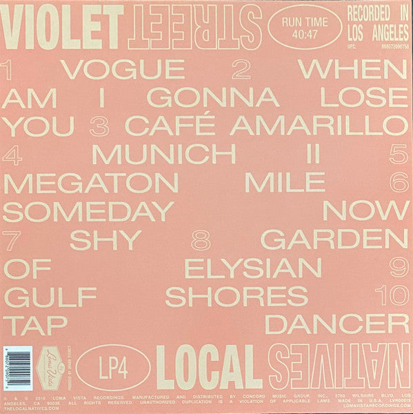 Violet Street - Local Natives