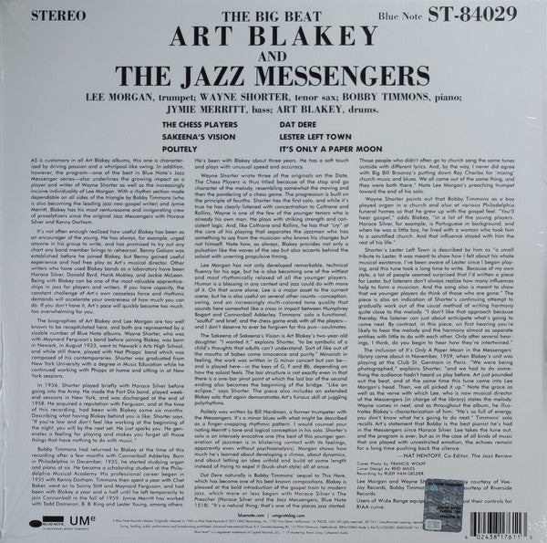 The Big Beat - Blakey, Art & The Jazz Messengers