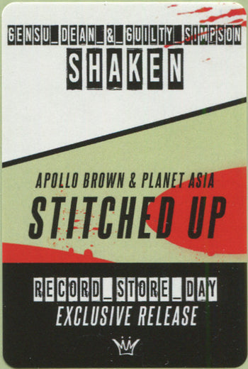 Stitched Up & Shaken - Brown, Apollo, Planet Asia, Gensu Dean, Guilty Sim