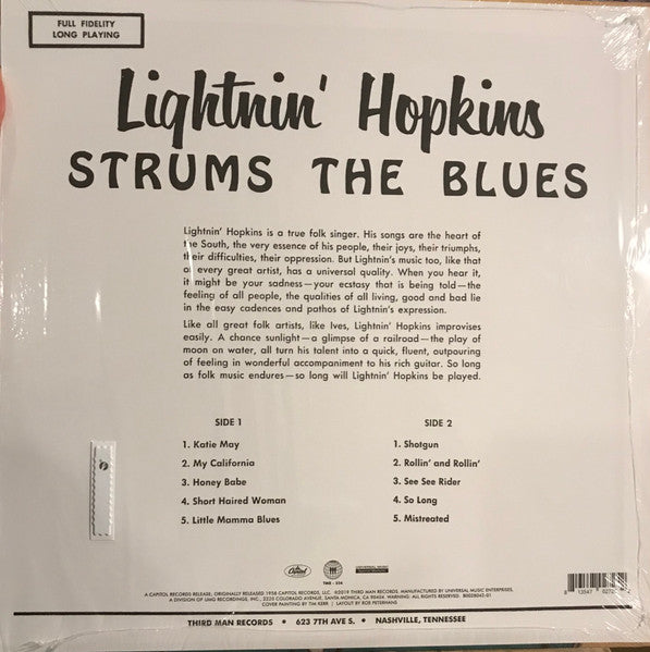 Strums The Blues - Lightnin' Hopkins