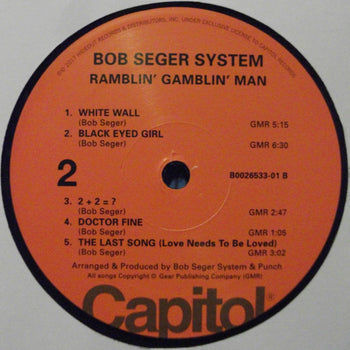 Ramblin' Gamblin' Man - Seger, Bob System