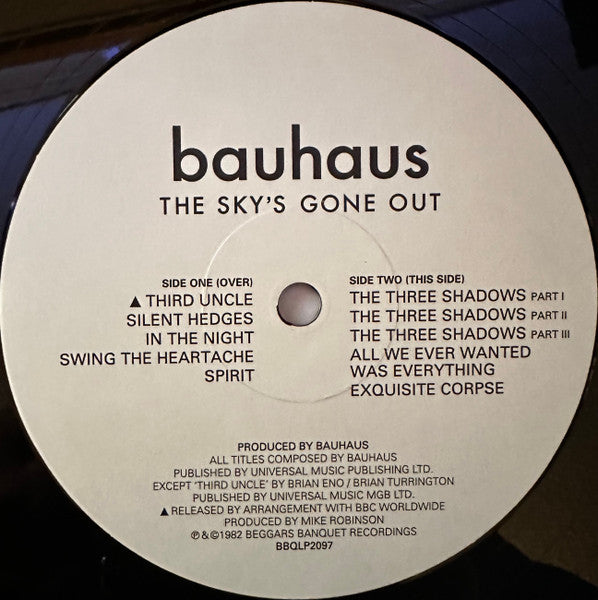The Sky's Gone Out - Bauhaus