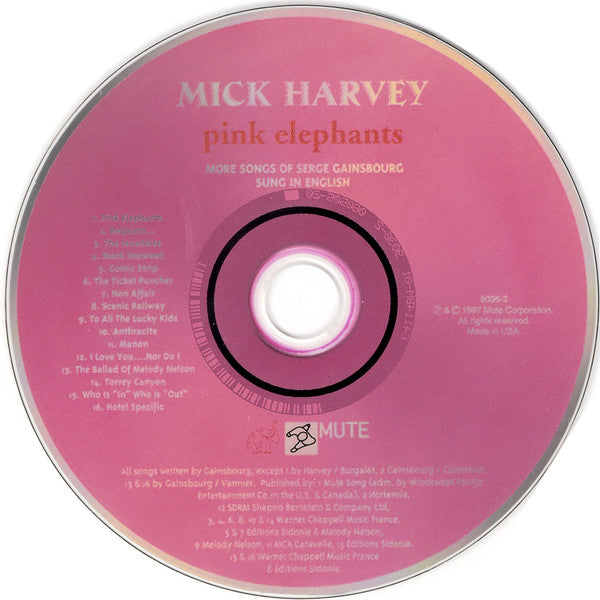 Pink Elephants - Harvey, Mick