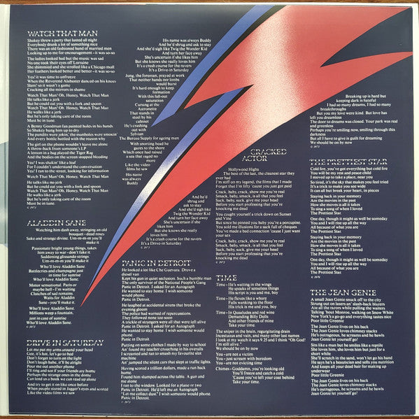 Aladdin Sane - Bowie, David