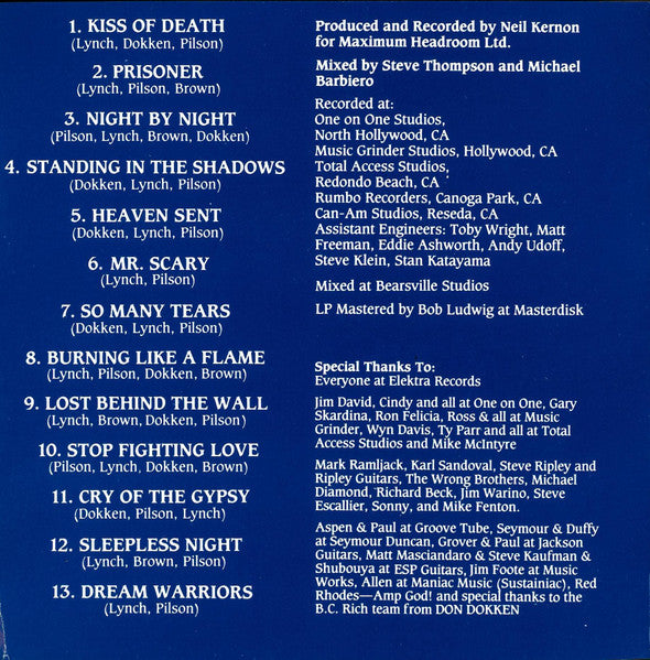 Back For The Attack - Dokken