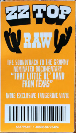 Raw (That Little Ol' Band From Texas) - Zz Top