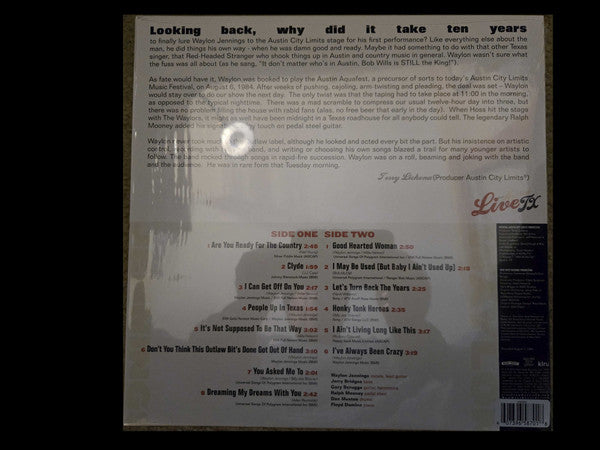 Live From Austin, Tx '84 - Jennings, Waylon