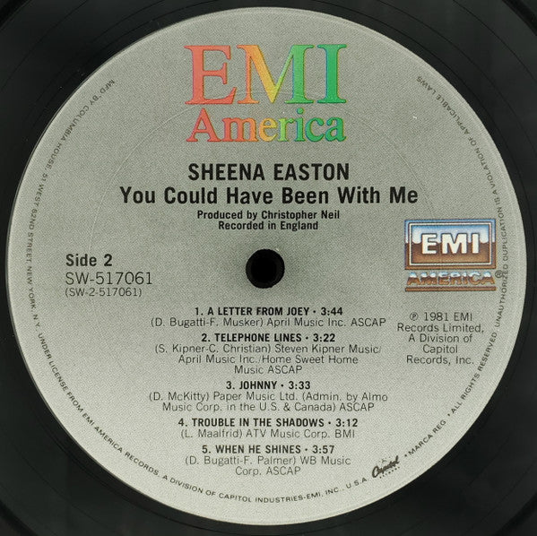 You Could Have Been With Me - Easton, Sheena