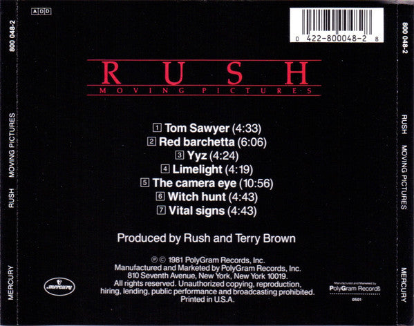 Moving Pictures - Rush