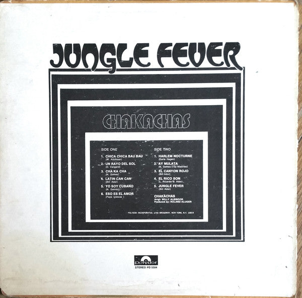 Jungle Fever - Chakachas