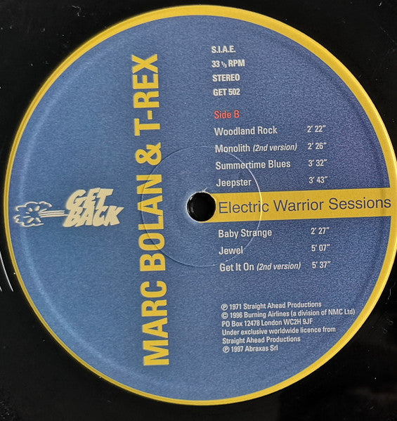 Electric Warrior Sessions - Bolan, Marc