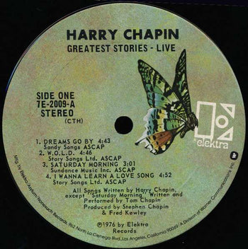 Greatest Stories - Live - Chapin, Harry